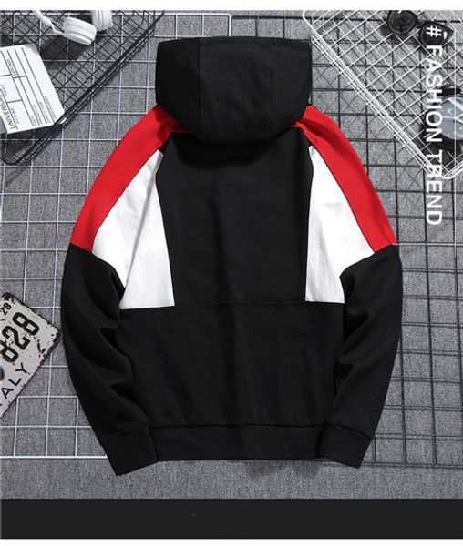

2019new spring and fall brand mens designer hoodies fashion casual long sleeve and fashion blouse print black hoodies qsl198306