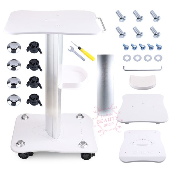 

beauty trolley stand holder rolling cart roller wheel aluminum trolley for rf cavitation ipl machine for beauty slimming