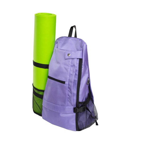 

gym bag single shoulder knapsack men women multi-function yoga mat bag sports fitness gym backpack travel yoga backpack pad case