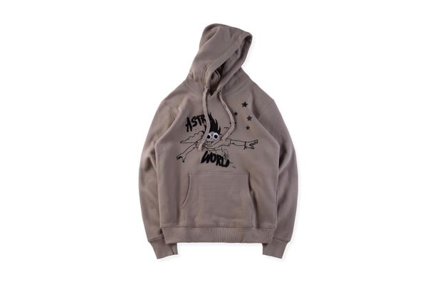 

19ss Fashion Brand New дизайнер Сумасшедший печати свободного покроя балахон Хип-Хоп Street Spo
