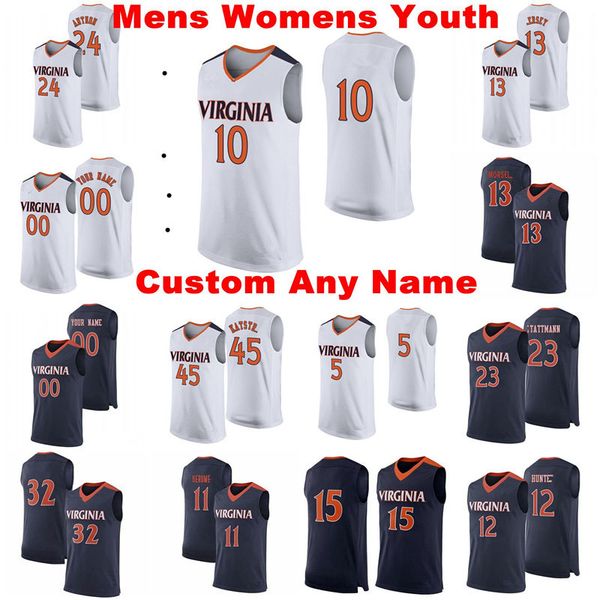 

virginia cavaliers jerseys casey morsell jersey jayden nixon kadin shedrick kody stattmann mens new basketball jerseys custom stitched, Black