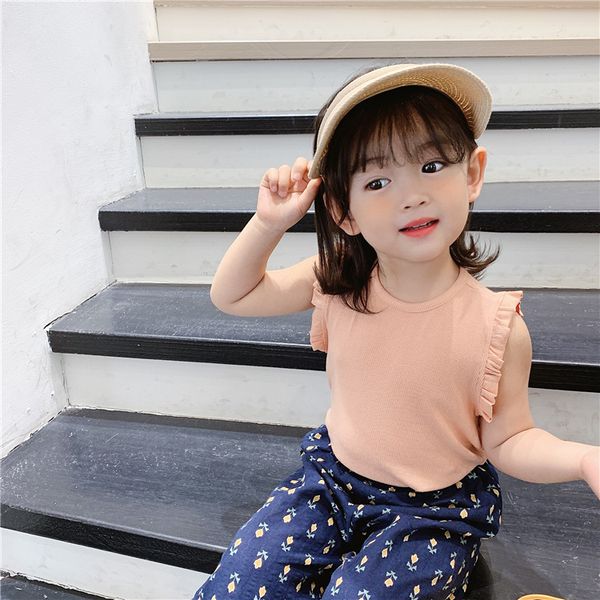 

2020 selling baby girls boys t-shirt summer fashion kids tees 1-6 years, Blue
