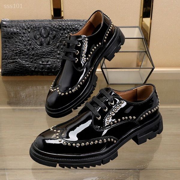 

authentic new men's fashion liu ding handsome pointed shoes european station men's belt trend classic simple casual shoes, Black