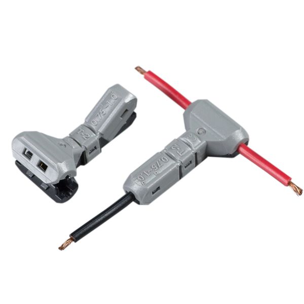 

t tap wire connectors t-2 for 18awg 0.75sqmm non-stripping electric wire cable connector t joint scotch lock quick splice crimp terminals
