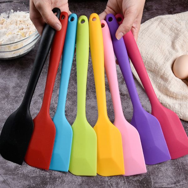 

large integrated silicone scraper chocolate cream mixing knife butter scraper cake knife baking tool