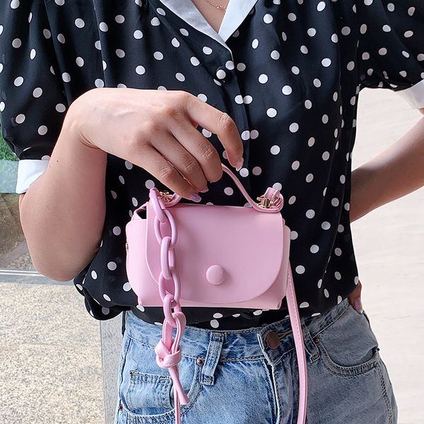 

2020 new shoulder bag women's casual fashion korean version messenger ladies large capacity solid color small square bag
