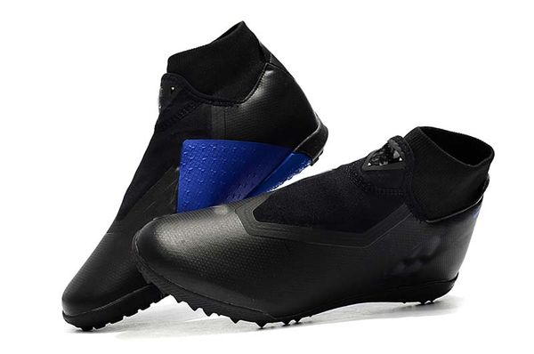 

mens high ankle football boots phantom vison academy ic tf outdoor shoes phantom vision indoor/outdoor tf black blue soccer shoes