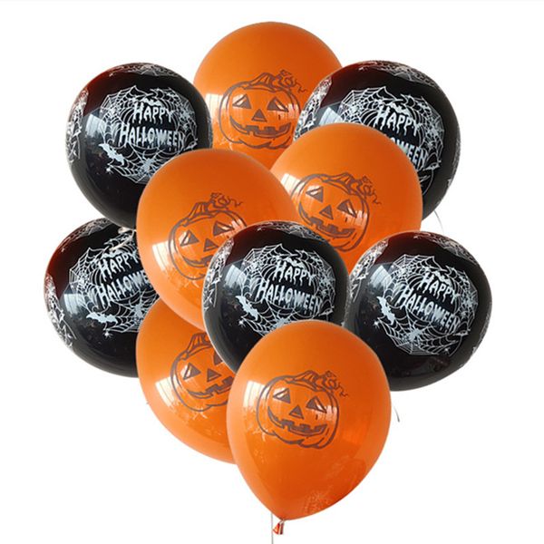 

new halloween pumpkin spider web latex balloons cartoon ghost tree halloween decorations balloon kids toys bar party ktv decoration