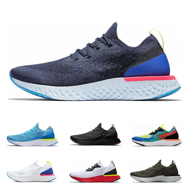 

2019 Новый Epic React Кроссовки Для Мужчин Женщин Горячий продавать Черный белый Run Спор