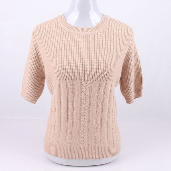 

100%cashmere women fashion short sleeve oneck pullover sweater big size s/90-5xl/125 wholesale retail, White;black