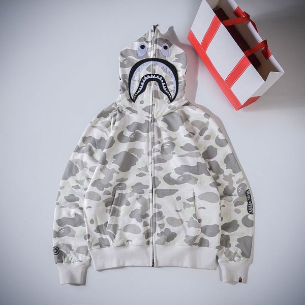 

bape designer fashion men women designer hoodies jacket famous brand mens casual hooded outerwear 3 colors s-2xl, Black
