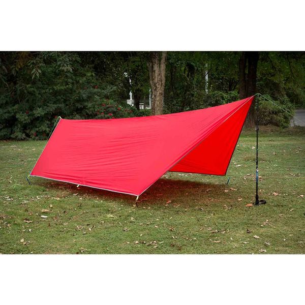 

black orca multiuse rain tarp cover ultralight flysheet compact versatile durable tarpaulin soft sun shelter