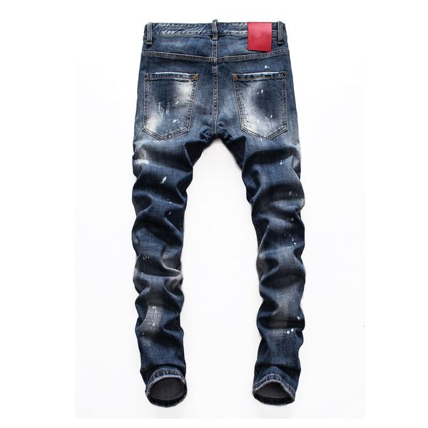 

fashion 2019 mens jeans designer denim jeans dsn4 blue autumn and winter man long pants designer clothing