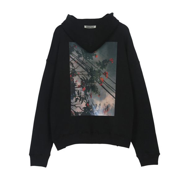 

mens stylist black hoodies sweatshirt winter men women cotton stylist hoodie couple street wear pullover hoodies 2 colors