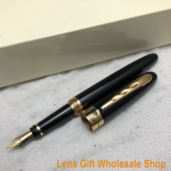 

hero liseur 931 fountain pen black and gold clip gift ink pen