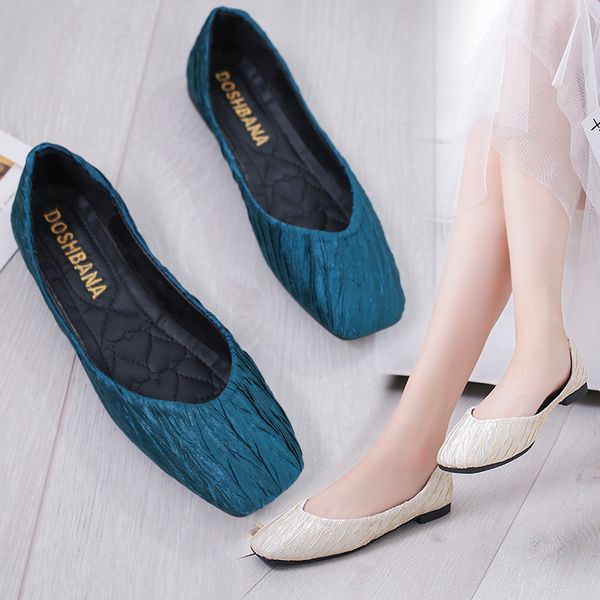 

nice new women light laze flats summer comfortable elegant shoes for woman flat heels young lady leisure loafers for shopping, Black