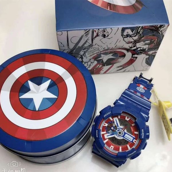 

Marvel Super Hero Limited Edition G стиль мужские часы шок Reistant водонепроницаемый часы красный и