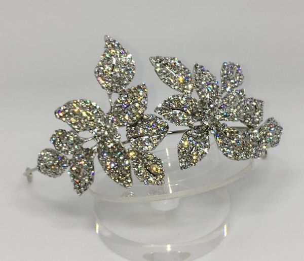 Bride Crown Headwear White Water Diamond Hair Jewelry Wedding