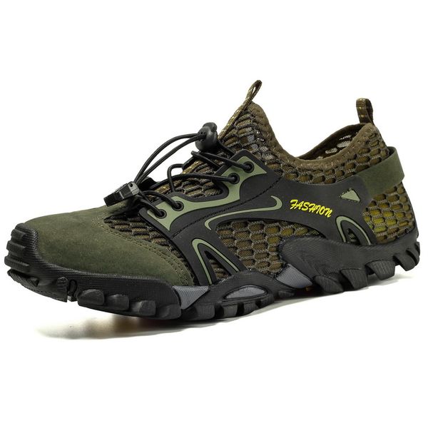 

mens outdoor water sandals summer soft hiking shoes outdoor breathable sports walking sandals rubber sole men sneakers