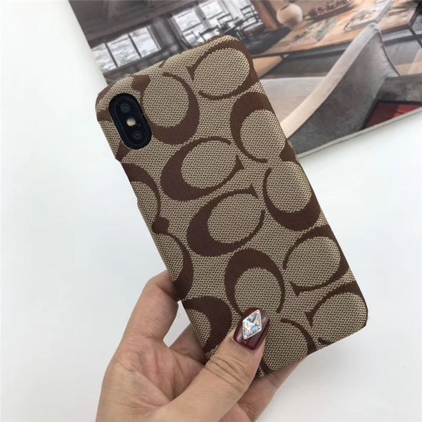 

one piece luxury phone case fashion for iphone 6s 7 8 p x xs gold thread designer phone back cover for gifts