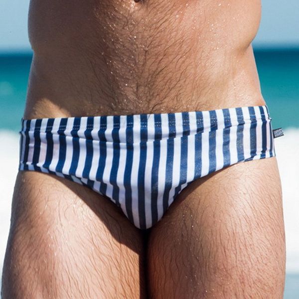 

men's swim trunks swimwear striped swim briefs bikini beach swimming boxers swimsuit board shorts s m l xl