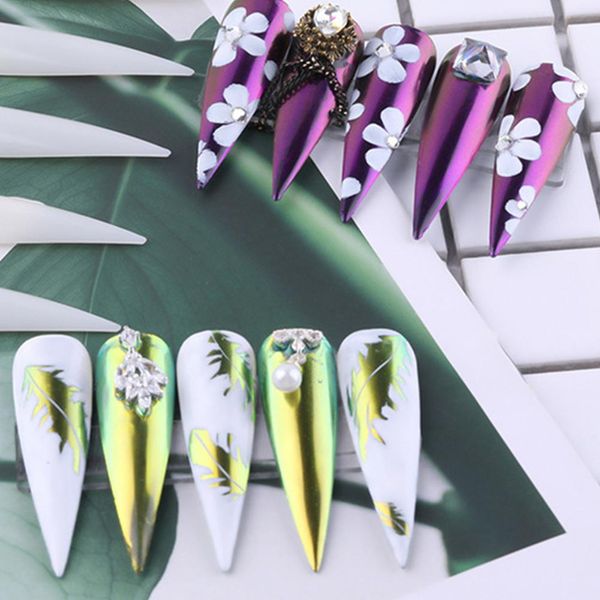 

240pcs novice tip long fake art nails faux fingernail manicure display tools