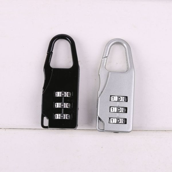 

travel luggage lock 3 digit combination padlock zinc alloy number lock code for zipper bag backpack handbag suitcase drawer dbc vt0658