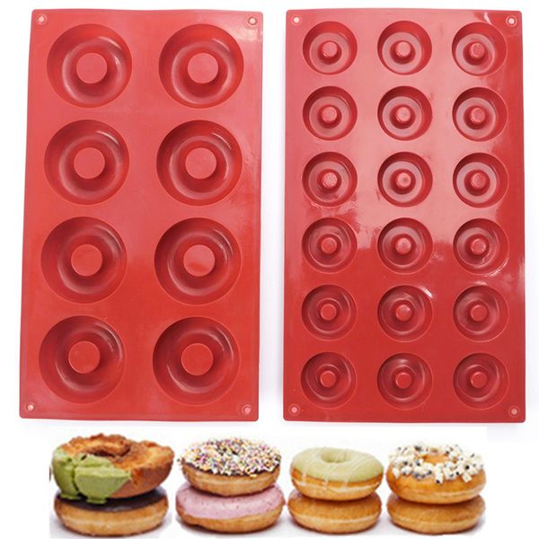 2019 8 18 Cavity Silicone Fondant Cake Chocolate Mold Baking Pan Diy Donut Shape In Cookie Moulds Pastry Decorating From Qygw Home 14