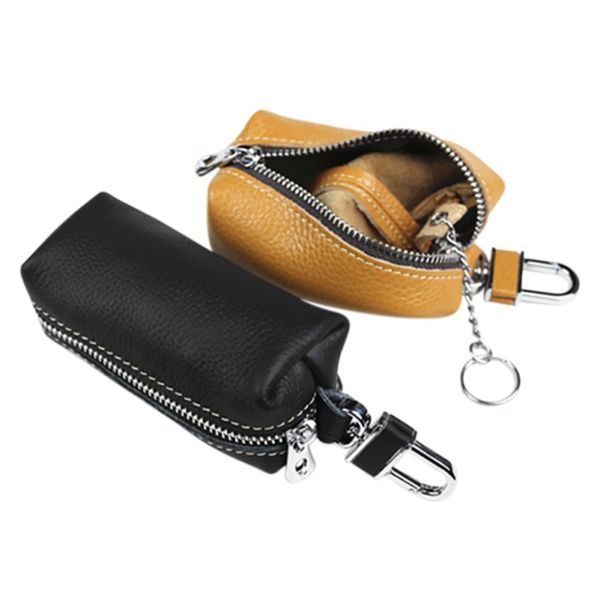 

leather key wallets men women car key bag multi function case fashion housekeeper holders