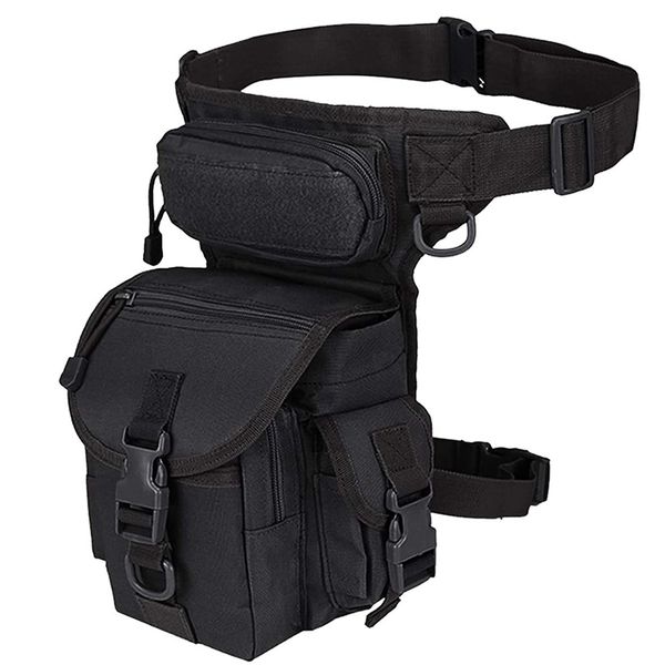 

men leg bag waterproof waist pack belt bag hiking camping cycling