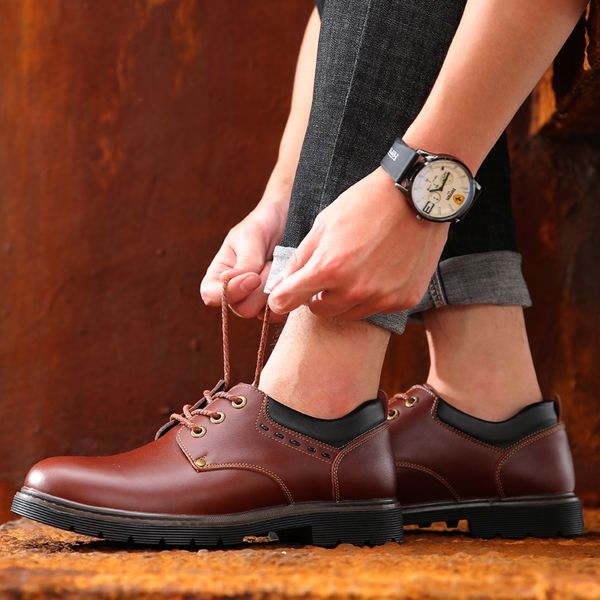 

autumn casual men shoes fashion leather men shoes casual breathable flat male loafers moccasins soft male loafers hc-336, Black