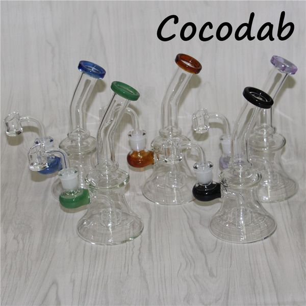 

Стеклянный стакан Dab Rig Bong Heady Bongs Мини Труба для воды Густые нефтяные вышки Воск для курения кальяна