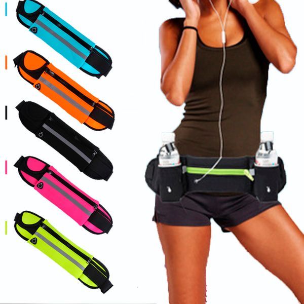 

waterproof running waist belt, outdoor sport running bag,sweat-proof portable gym bag,hold water cycling phone bag