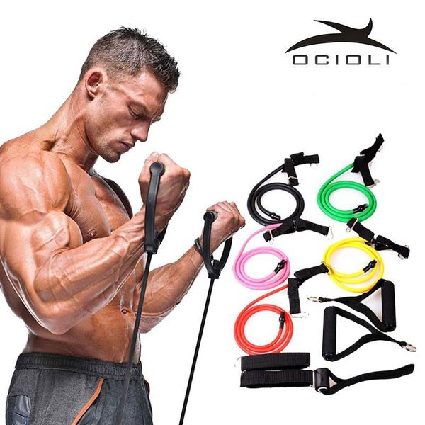

fitness bands resistance sport elastic band 120cm yoga rubber tensile pull rope expander banda elastica training rubber workout