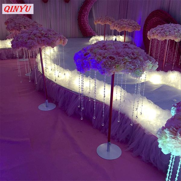 

48cm*5msheer crystal organza tulle roll fabric for wedding party decoration new year decoration gauze 6zsh015