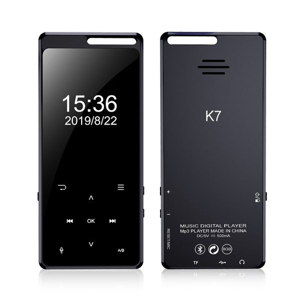 

mp3 music player walkman 2.4 inch screen 8gb lossless bluetooth touch screen built-in speaker recording ebook media player amv