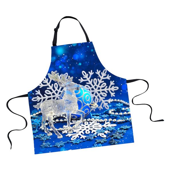 

christmas apron, kitchen bib apron adjustable neck cooking gift