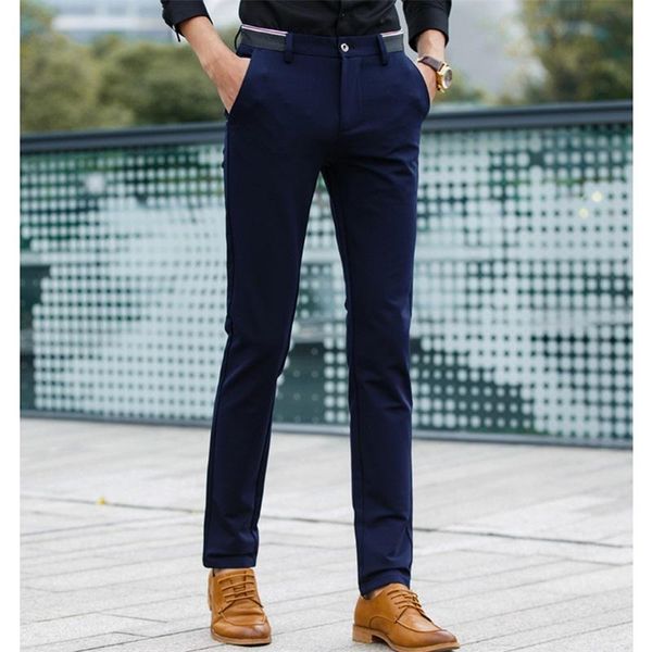Compre Pantalones Formales De Hombre Clásico Frente Plisado Pantalones Largos De Vestir Ajuste Regular Para Hombre Pantalones Rectos Gris Oscuro De