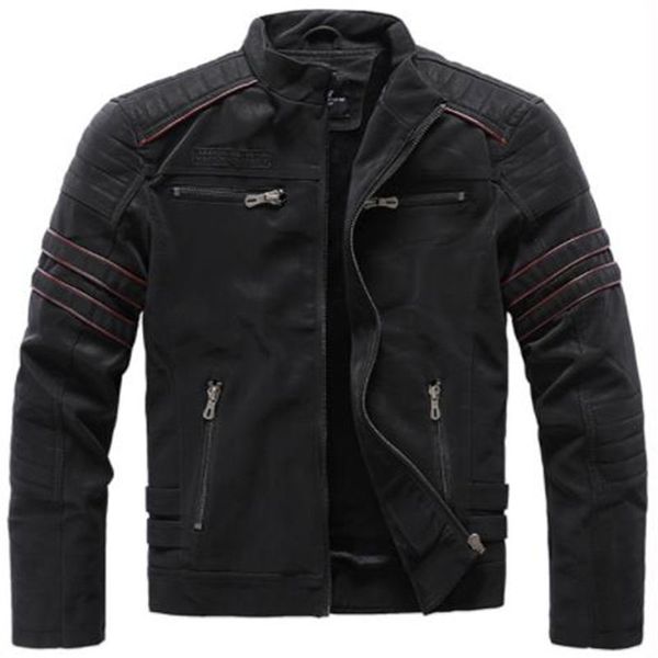 

мужская зима velvet куртки с длинным рукавом сплошной цвет мужская теплая кожа куртки мода мужчины повседневная верхняя одежда мужская одежд, Black