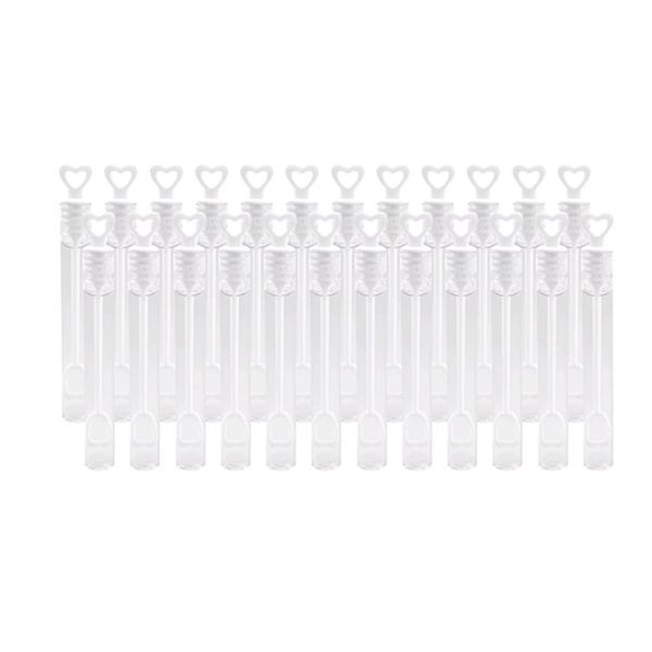 

pack of 48 bubble wedding bubbles with heart-shaped handle for weddings golden wedding anniversary party birthday or watering