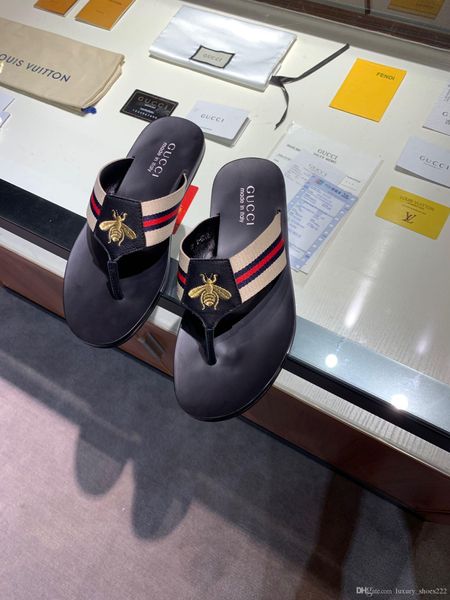 

2020 new trend fashion waterfront gg toe sandals brand high-end shoes men's slippers copy breathable233