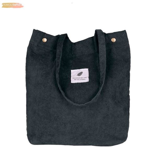

black bucket bag ladies hand bags fashion women corduroy pure color shoulder bag hand bag travel torebka damska 15