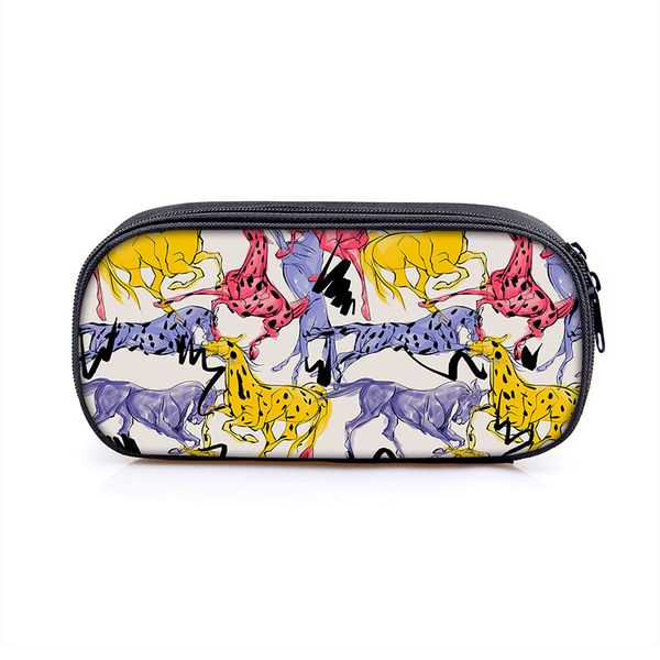 

dinosaur painting cosmetic bag korean style women makeup bag pouch toiletry waterproof makeup organizer case necessaire t11