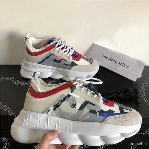 

Chain reaction de igner neaker hoe luxury fa hion outdoor port ca ual hoe trainer link embo ed ole w14