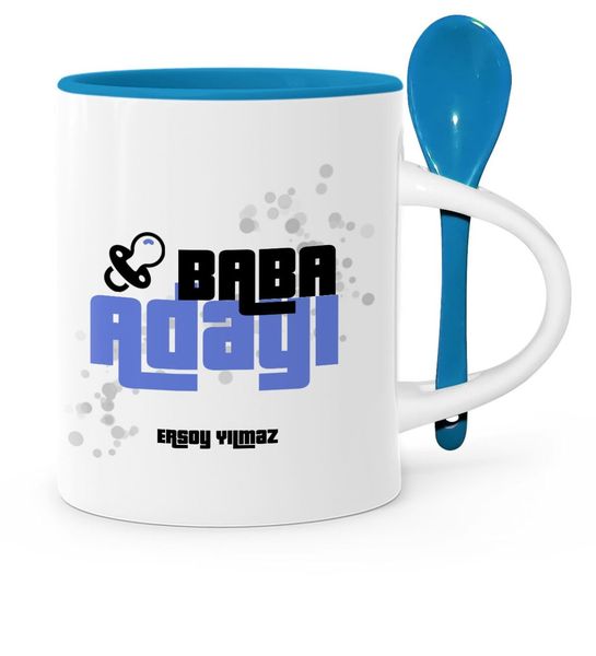 

день отца пользовательских отцы кандидаты синего ложок чашка-5 других посуды