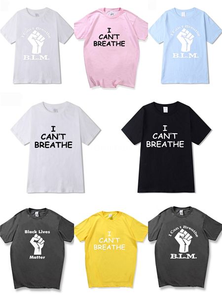 

я не могу дышать! летняя мода мужчины женщины скейтборд t-shirt конструктор hip hop o шеи повседневный черный белый цвет тройника рубашки #, White;black