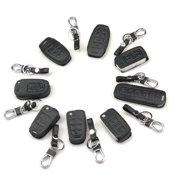 

car-styling leather key case key shell cover keychain for haval h1 h2 h3 h5 h6 h7 h8 h9 m4 m6 concept b coupe f7x sc c30 c50 wey