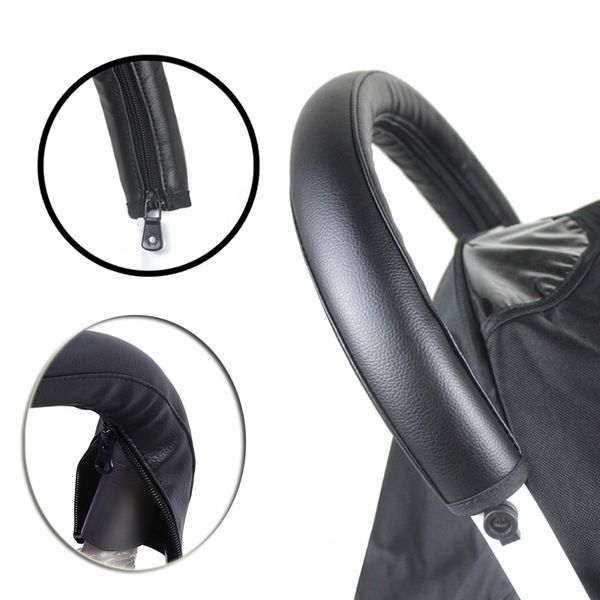 

pram stroller accessories baby stroller armrest pu protective case cover for armrest covers handle wheelchairs