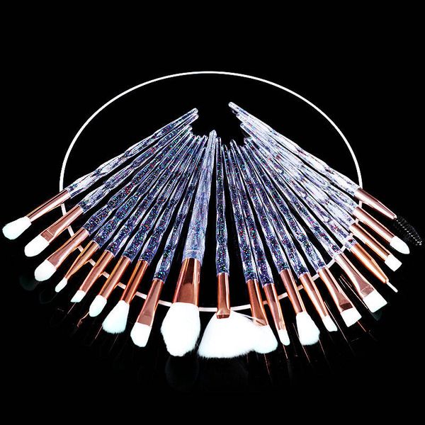 

20pcs/lot makeup professional women beauty brush blush powder foundation makeup brushes tool set kit natural soft powder face