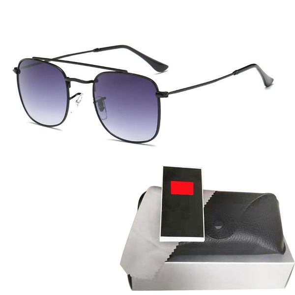 

3549 vintage square small metal frame sunglasses men women brand designer sun glasses female eyewear oculos de sol with box and case, White;black